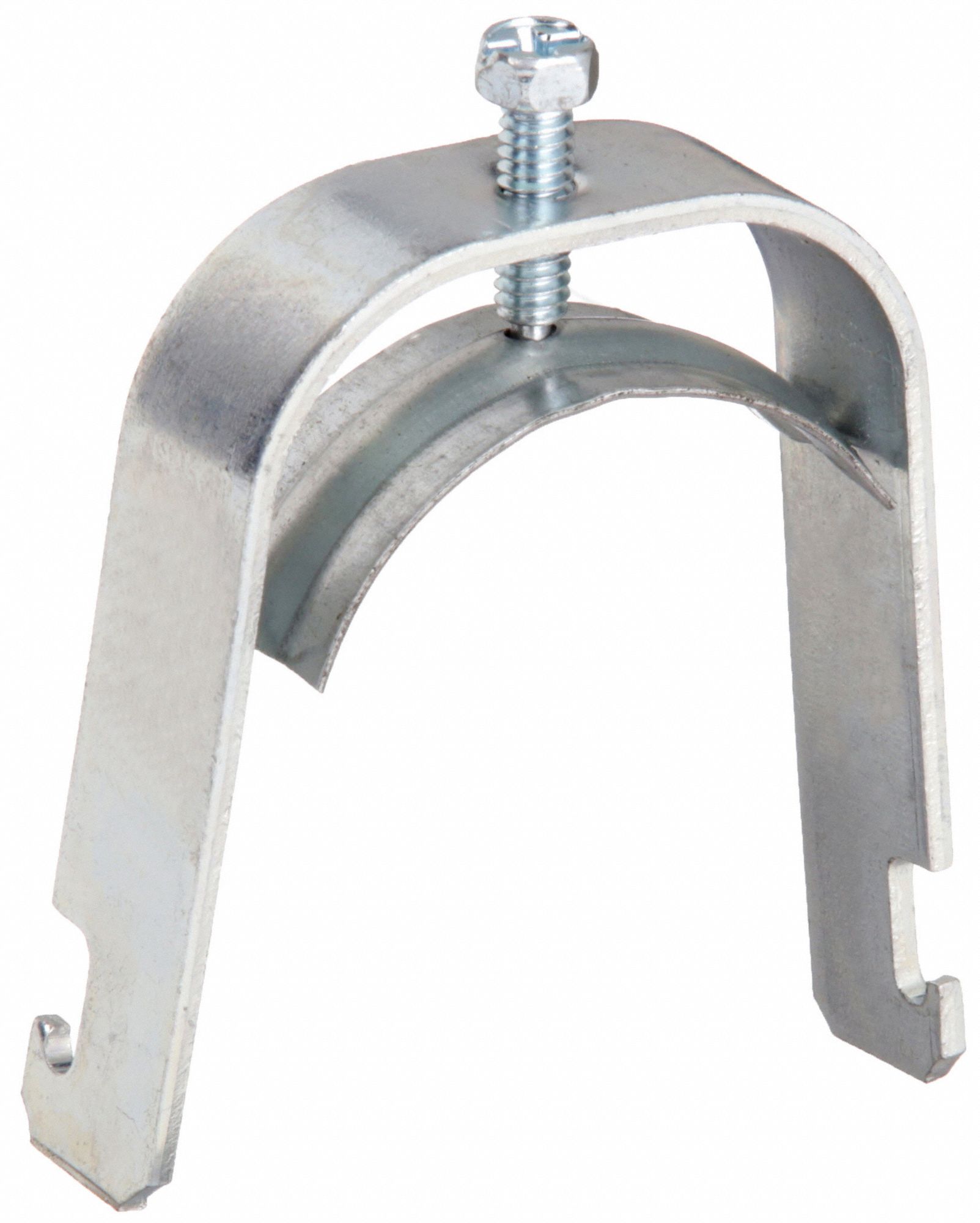 Strut Clamp: Steel, Electroplated, 2 in Conduit Trade Size