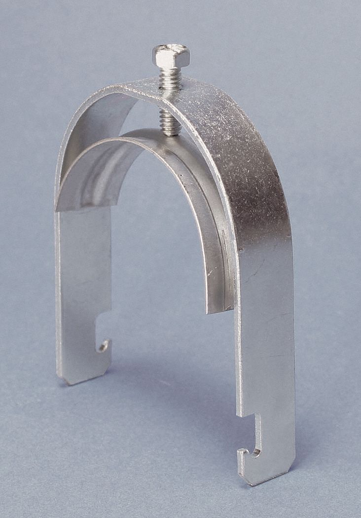 NVENT CADDY Conduit Strut Clamp, Steel, Electroplated Finish, 3 in