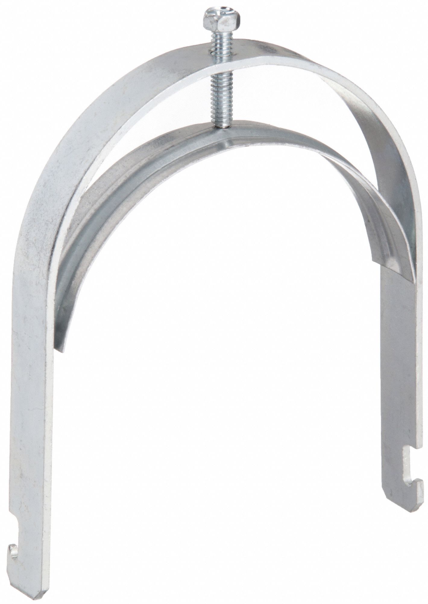 Strut Clamp: Steel, Electroplated, 4 in Conduit Trade Size