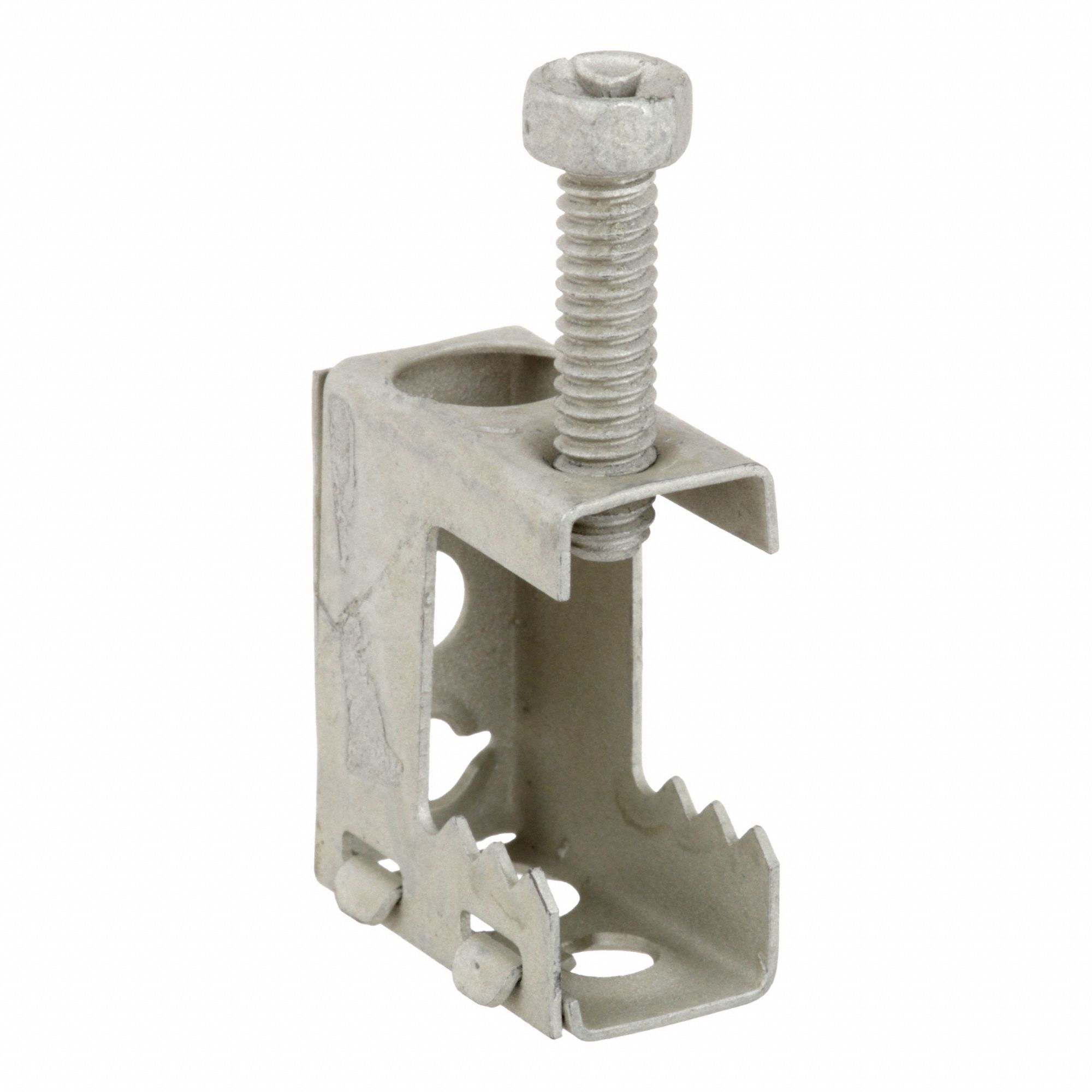 BEAM CLAMP, STEEL, ½ IN, #10¼ THREAD SIZE, 100 LB LOAD CAPACITY