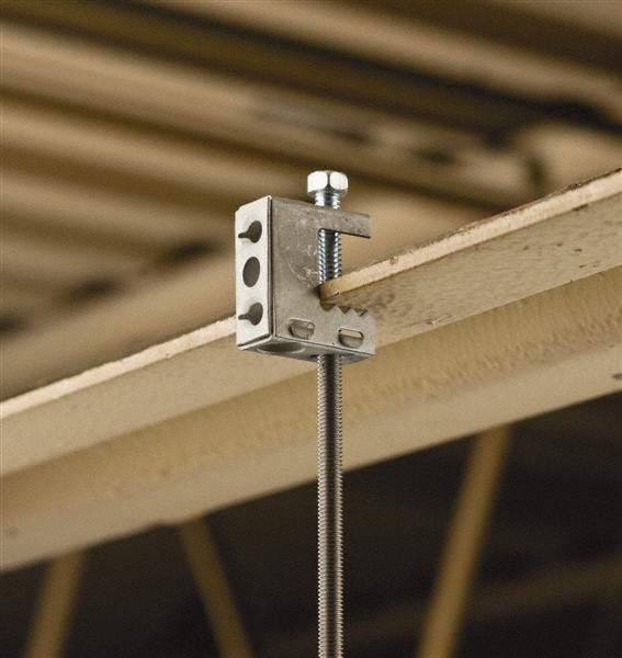 NVENT CADDY Beam Clamp Steel, 1/2 in, 101/4 Thread Size, 100 lb Load