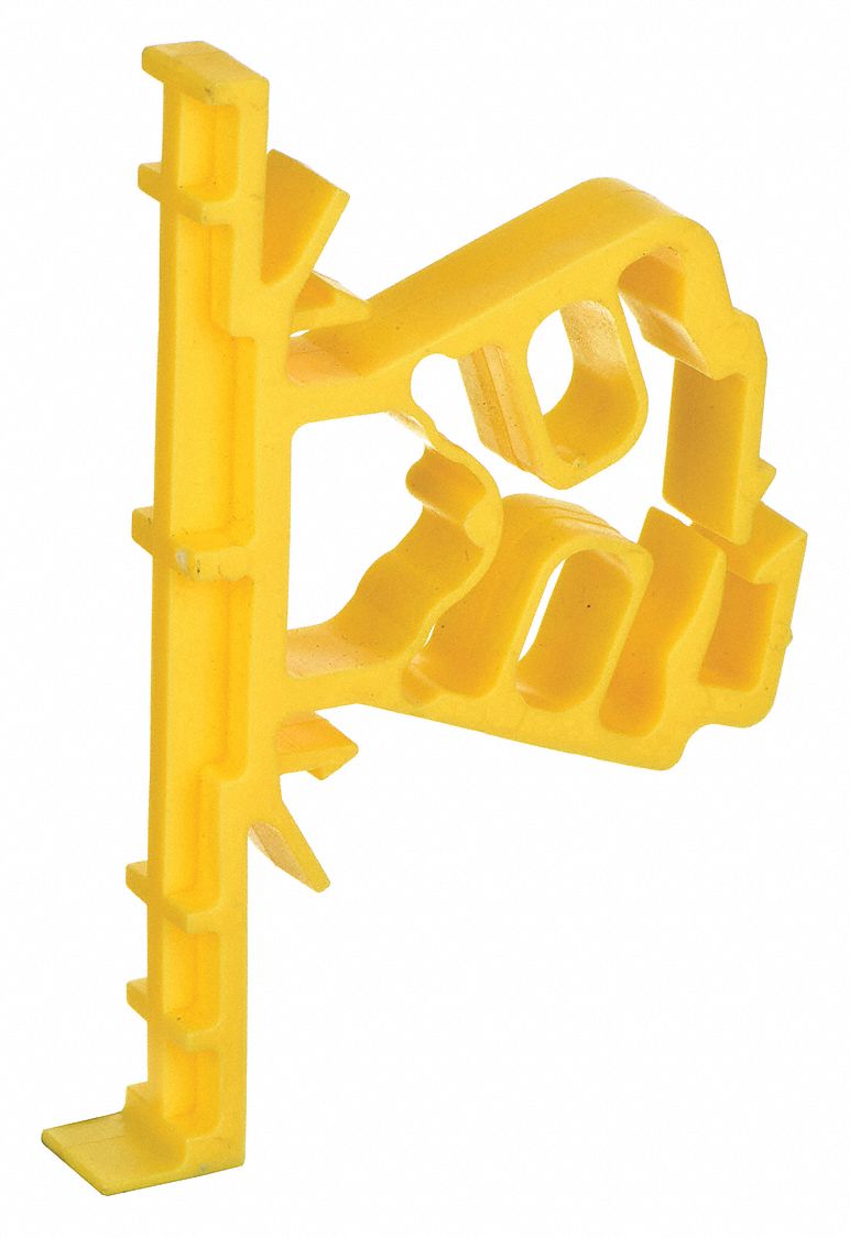 WALL STUD CABLE GRIPPERS, CABLE BRACKET, POLYPROPYLENE