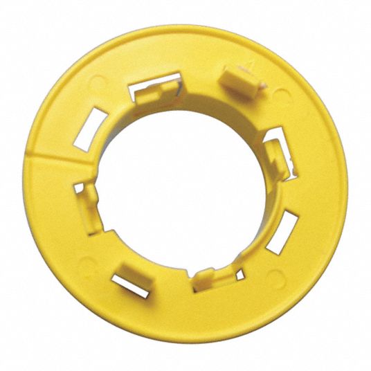 NVENT CADDY Metal Stud Grommet, Snapin, Color Yellow, Slot Width 3/32