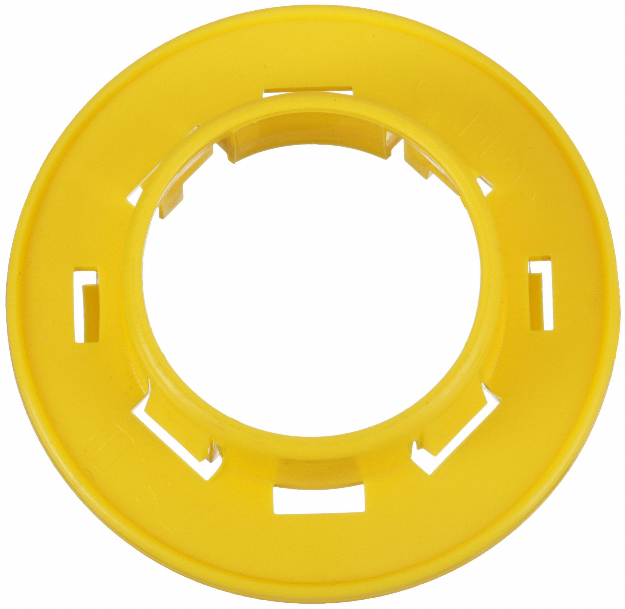 METAL STUD GROMMET, SNAP-IN, 1 IN, YELLOW, POLYETHYLENE