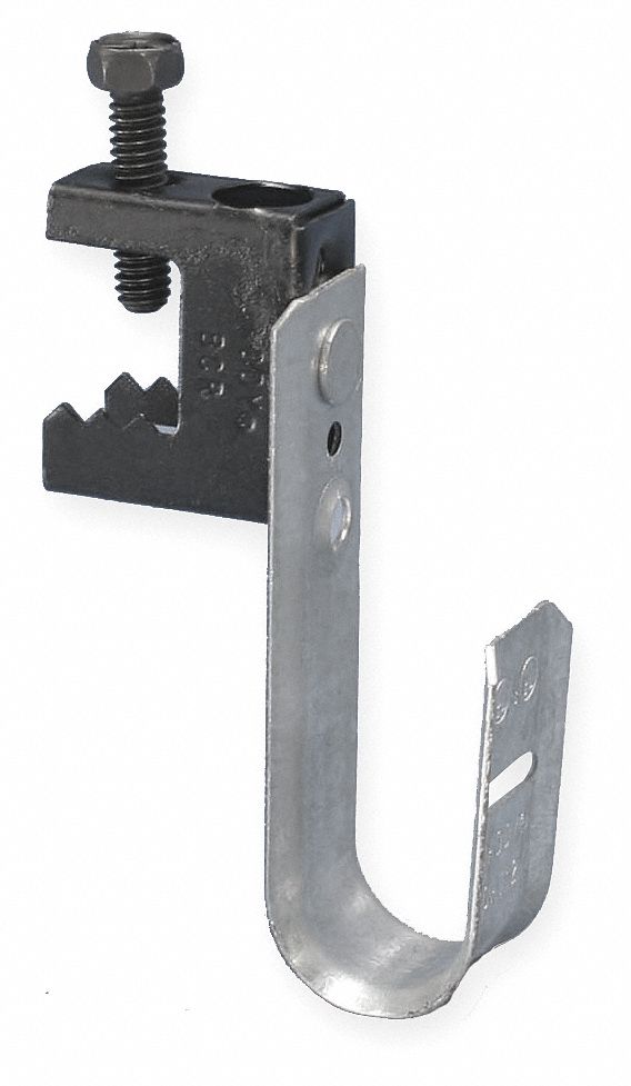 CADDY JHook Clamp, Mounting Location Beam, Silver, PK 5 2KXF4