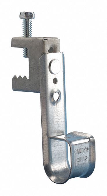 NVENT CADDY J-HOOK CLAMP, ¾ IN MAX BUNDLE, 48 LB MAX. LOAD CAPACITY,  GALVANIZED STEEL - Cable J-Hooks - WWG2KXE9