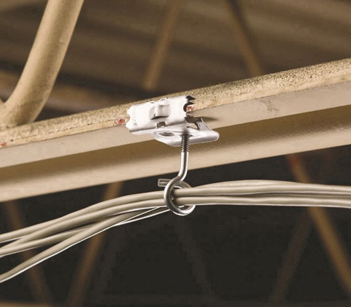 NVENT CADDY Bridle Ring Beam Flange Clip Steel, Corrosion Resistant