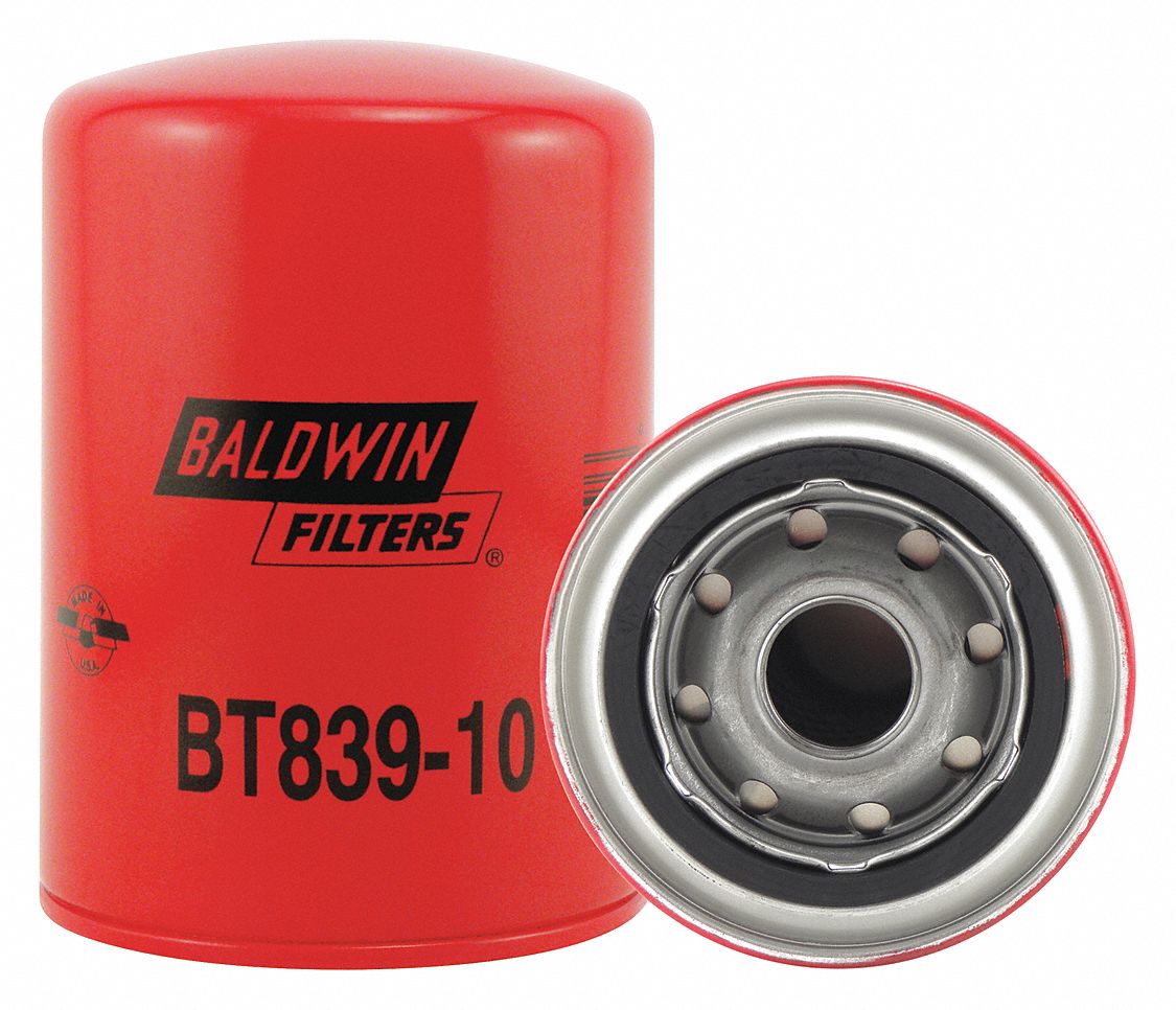 BALDWIN FILTERS Hydraulic Filter, SpinOn, 5 13/32 in Length, 3 11/16