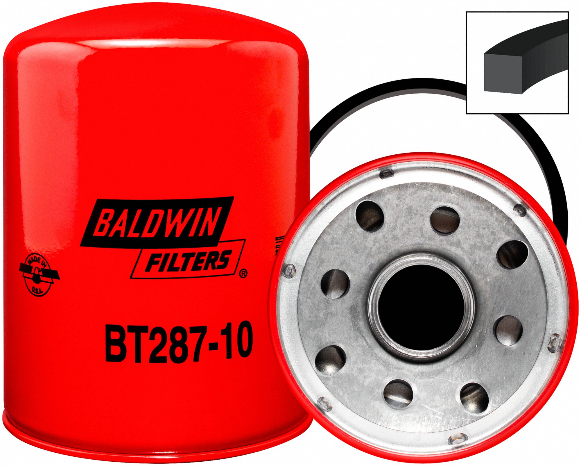 BALDWIN FILTERS, Hydraulic Fluid, 1 1/2"16 Thread Size, Hydraulic