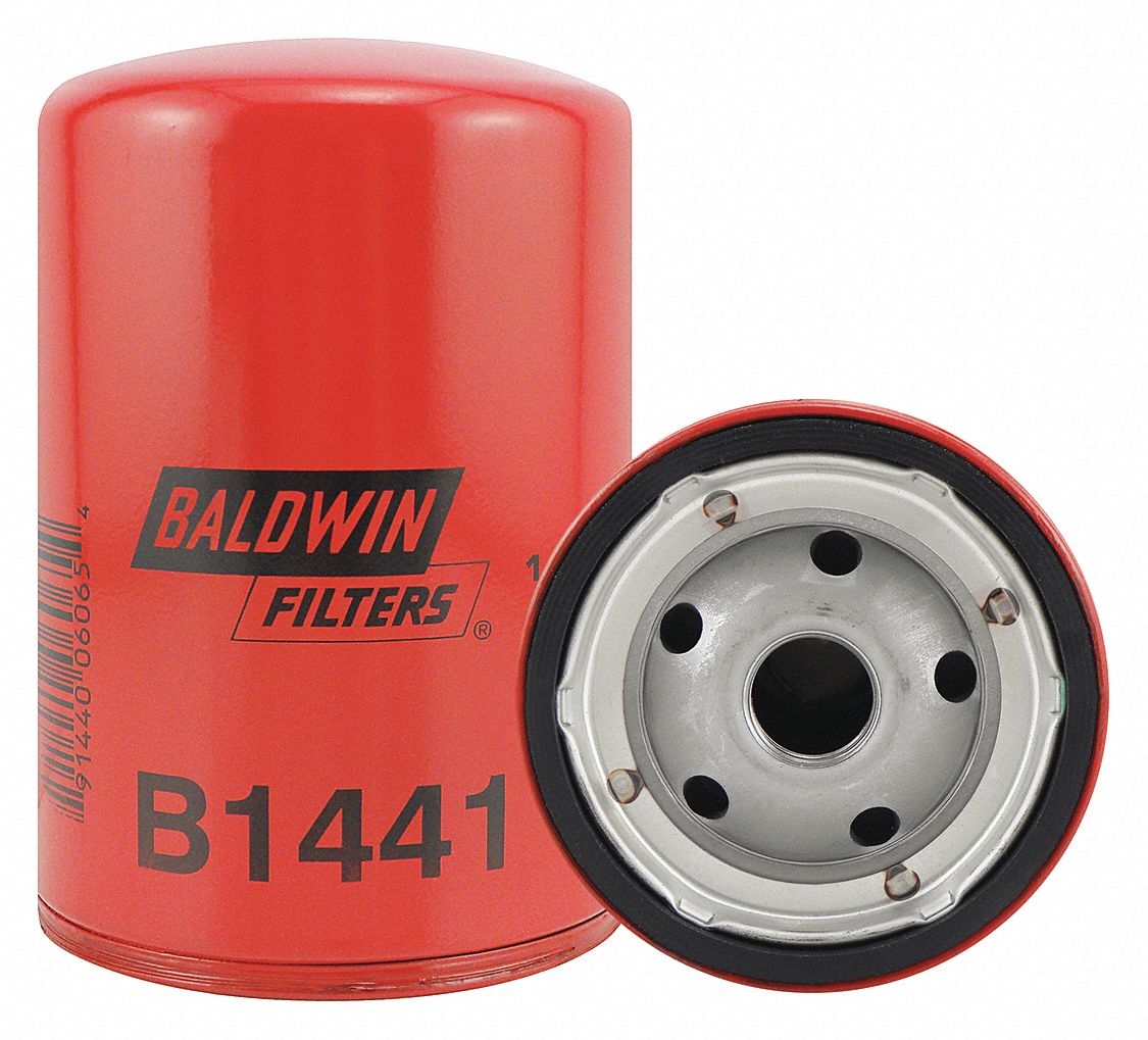 BALDWIN FILTERS, 13/16" Thread Size Automotive Filters, 5 5/16 in Lg