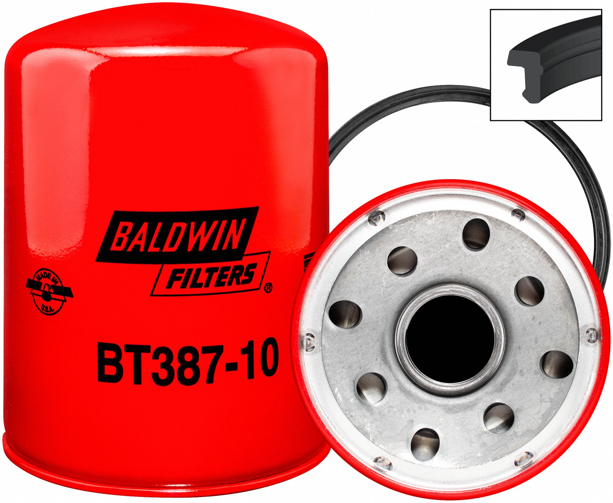 BALDWIN FILTERS, Hydraulic Fluid, 1 1/2"16 Thread Size, Hydraulic