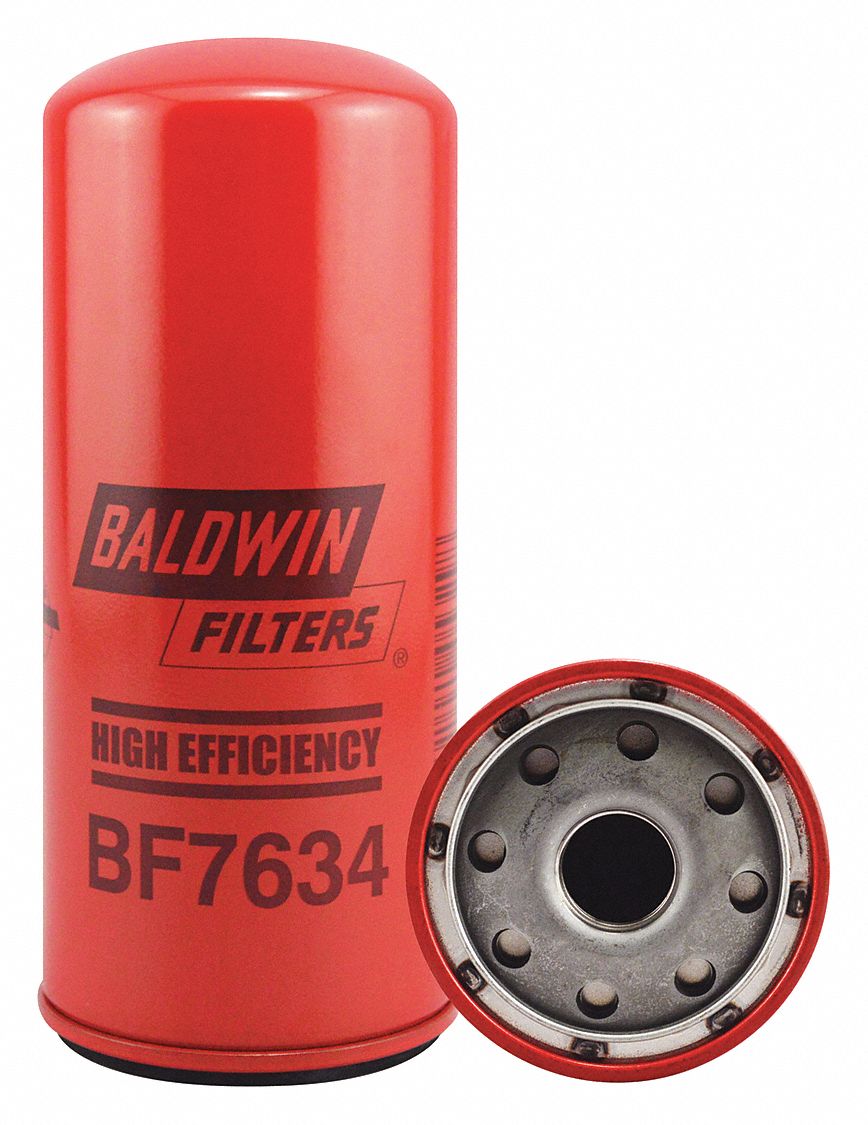BALDWIN FILTERS Fuel Filter 4 micron, 7 1/8 in Lg, 3 in Outside Dia
