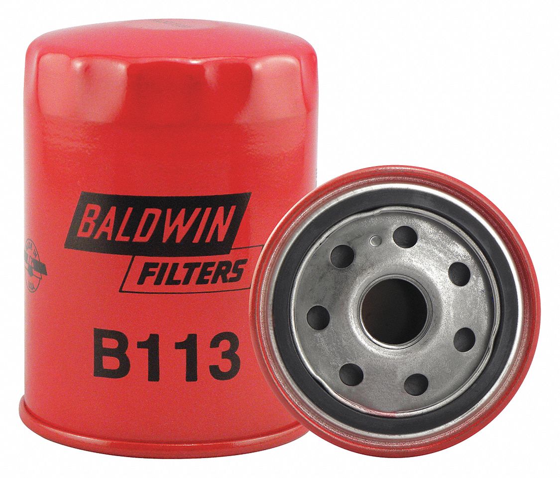 BALDWIN FILTERS, 3/4" Thread Size Automotive Filters, 4 1/16 in Lg