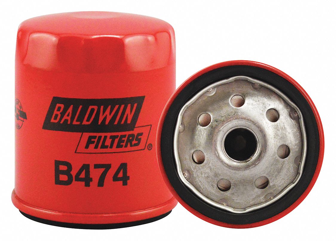 BALDWIN FILTERS  Spin On Oil  Filter  Length 3 17 32 