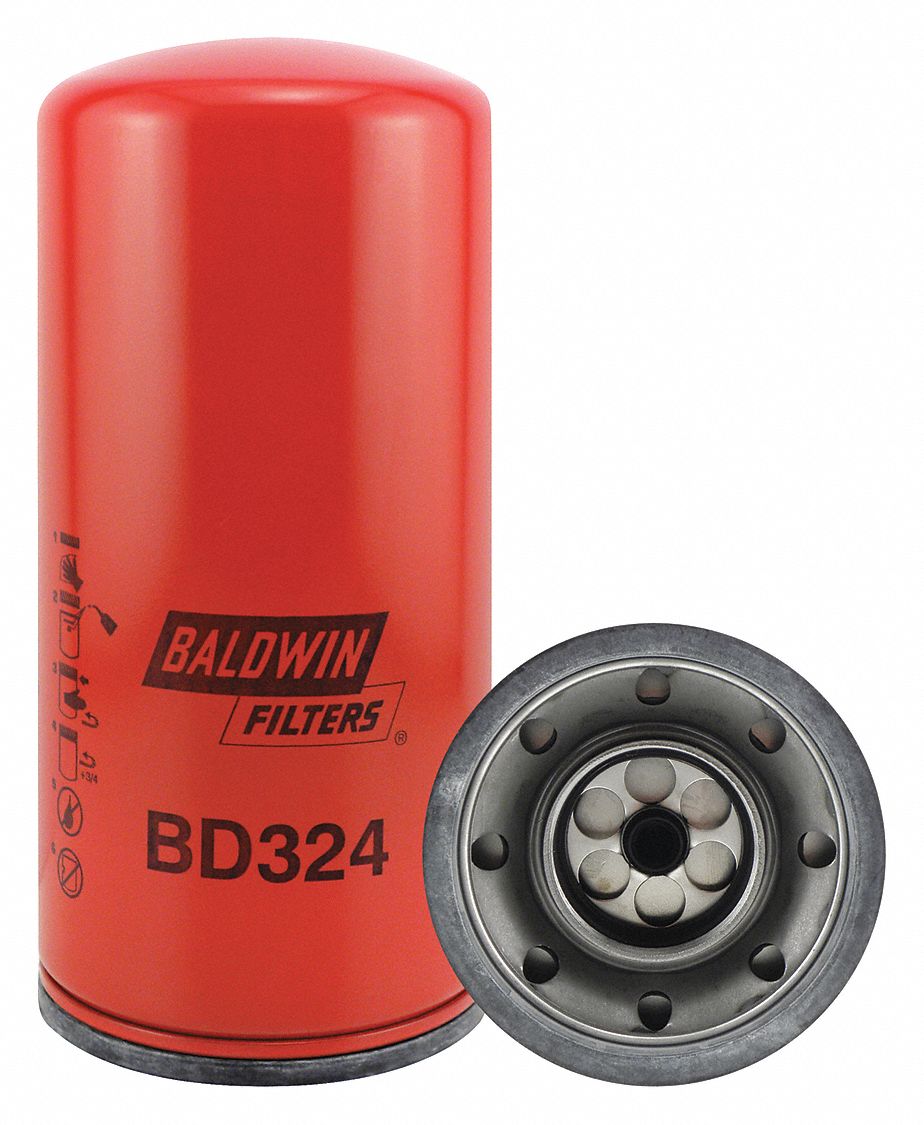 BALDWIN FILTERS, 21/4" Thread Size Automotive Filters, 9 5/8 in Lg
