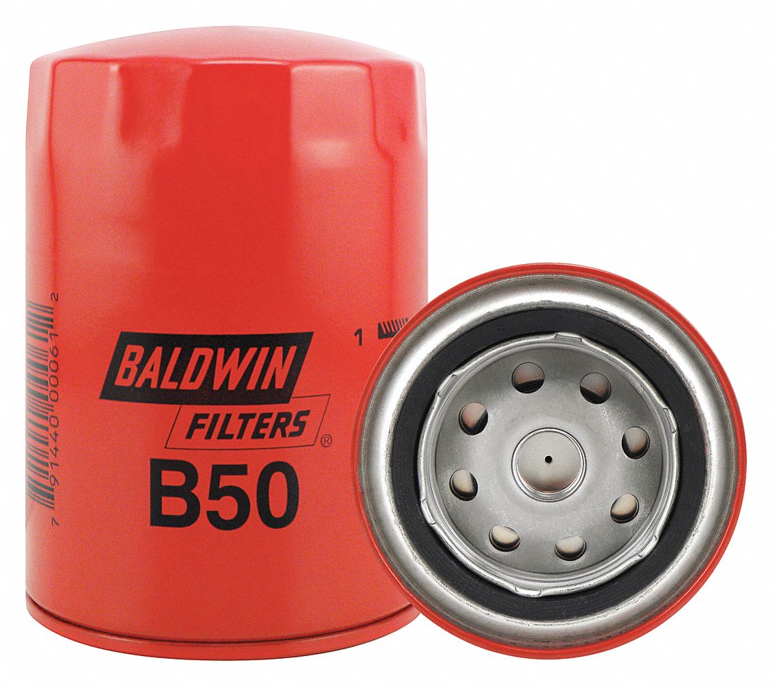 BALDWIN FILTERS  Spin On Oil  Filter  Length 5 3 8 