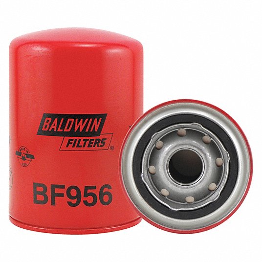 BALDWIN FILTERS BF956 Fuel Filter,5-3/8 x 3-11/16 x 5-3/8 In 