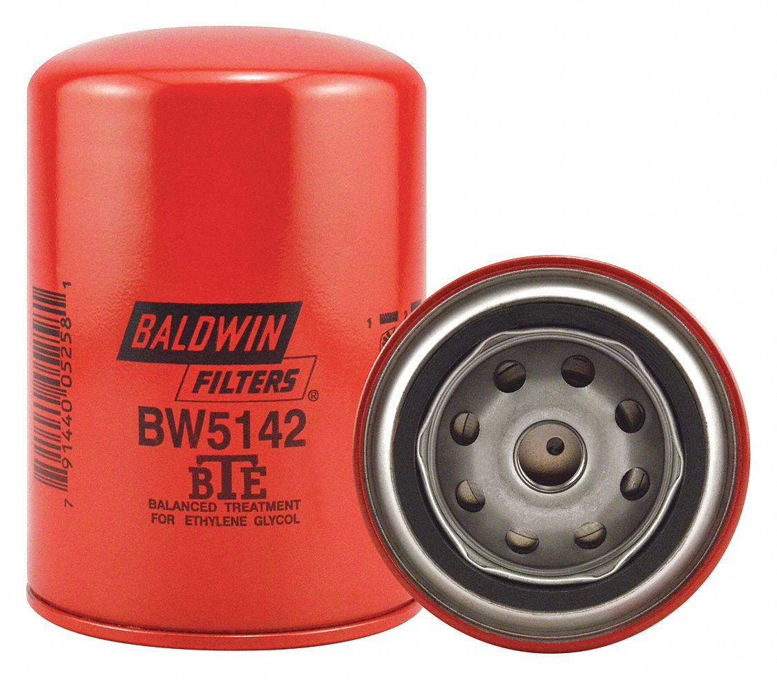BALDWIN FILTERS, Coolant, SpinOn, Coolant Filter 2KZV4BW5142 Grainger
