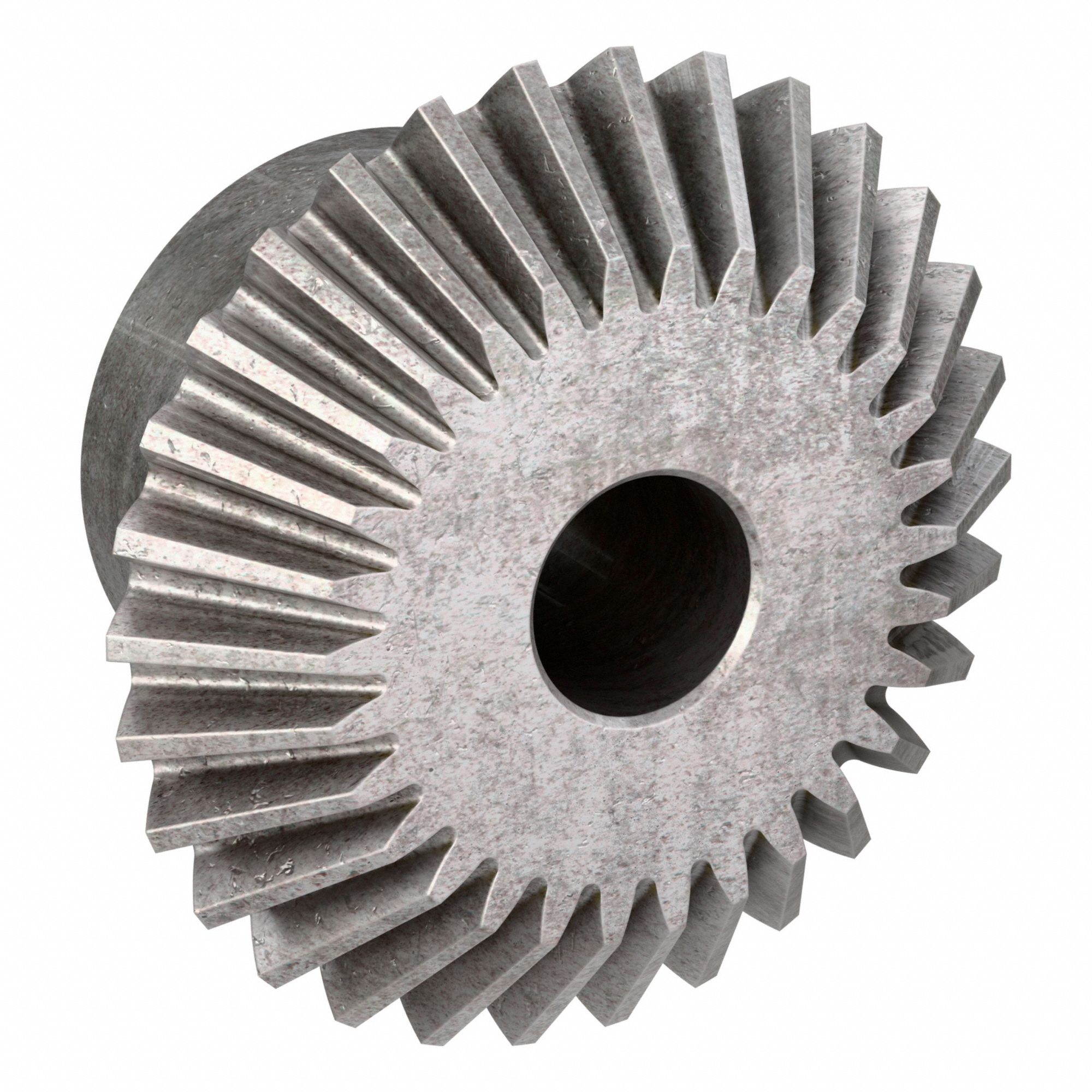 Miter Gear: Dia. Pitch 12, Steel, 20 Pressure Angle, 30 Teeth, 5/8 in Bore Dia