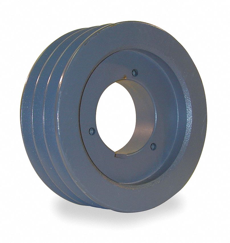 GRAINGER APPROVED Split Taper Bushed Bore Standard V-Belt Pulley, For V ...