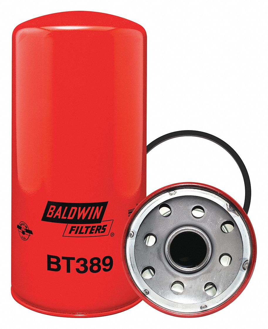 BALDWIN FILTERS Hydraulic Filter, SpinOn, 10 3/4 in Length, 5 1/16 in