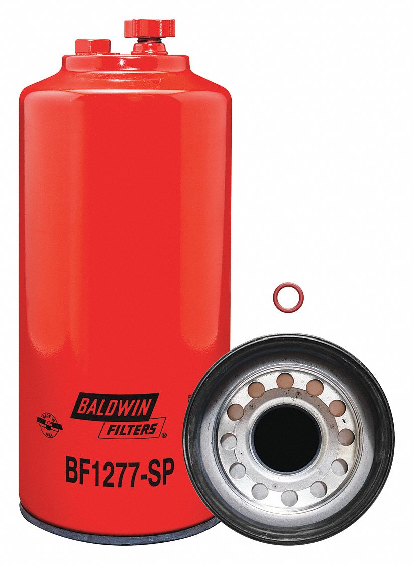 BALDWIN FILTERS, 25 micron, 11 5/8 in Lg, Fuel Filter 2LAB1BF1277SP