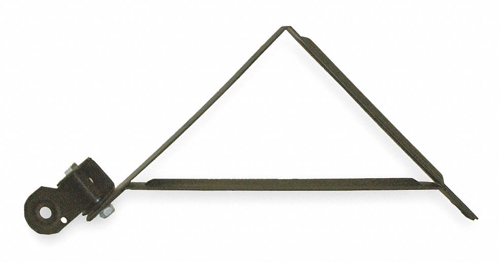 MOUNTING BRACKET, DAYTON 20, 24, 30 IN AIR CIRCULATORS ONLY/MFR. NO. A-786B-2, BLACK