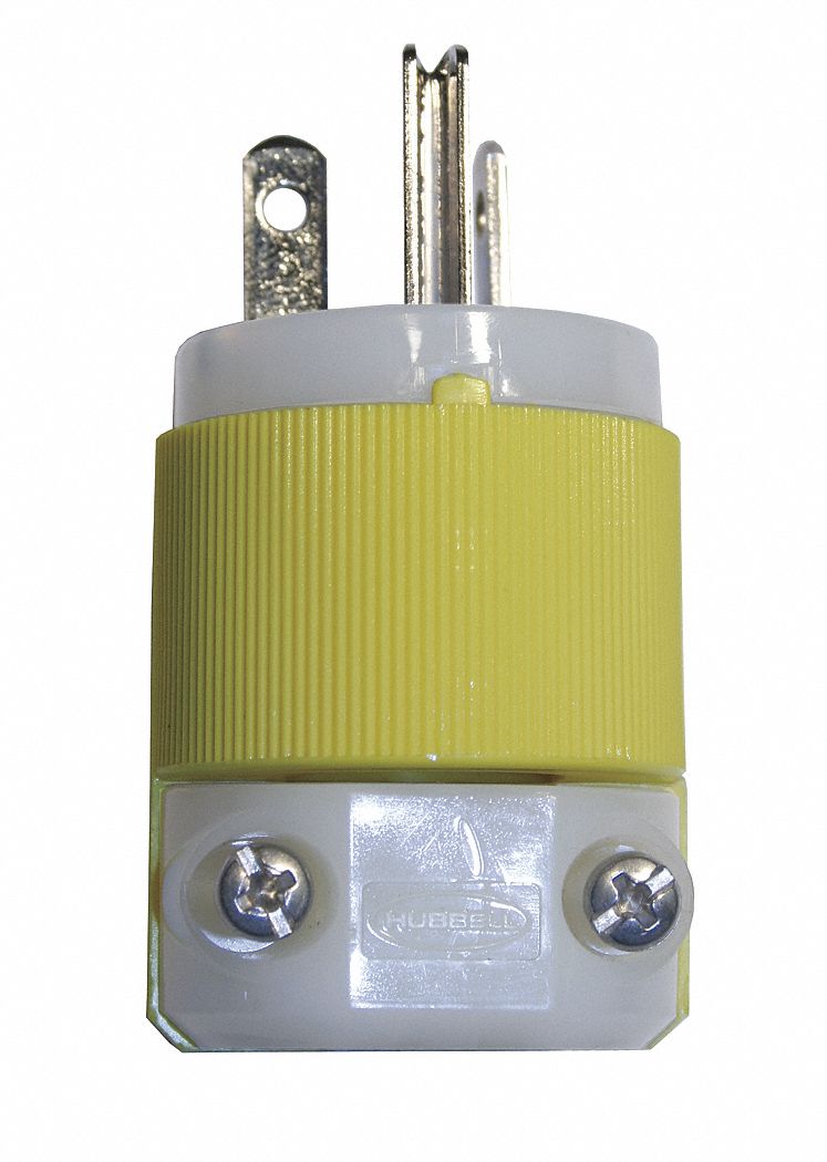 HUBBELL WIRING DEVICE-KELLEMS Plug, 6-20P, 20A, 250V - 2LBW7|HBL54CM66C ...