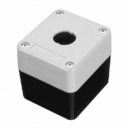 OMRON STI Pushbutton Enclosure Plastic, 0 Columns, 1 Holes, 4X 2LCC2