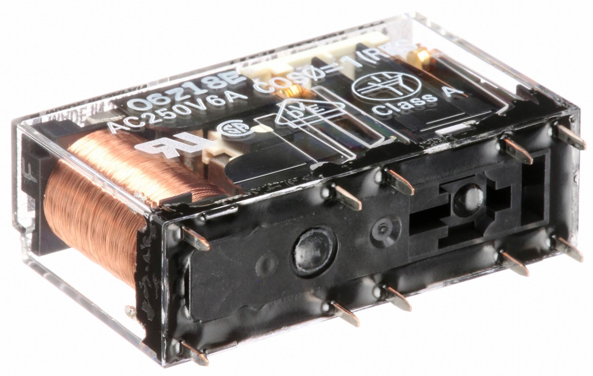 OMRON STI Force Guided Relay, 24V DC, 10 Pins, 6 A 250 V, 6 A 30 V