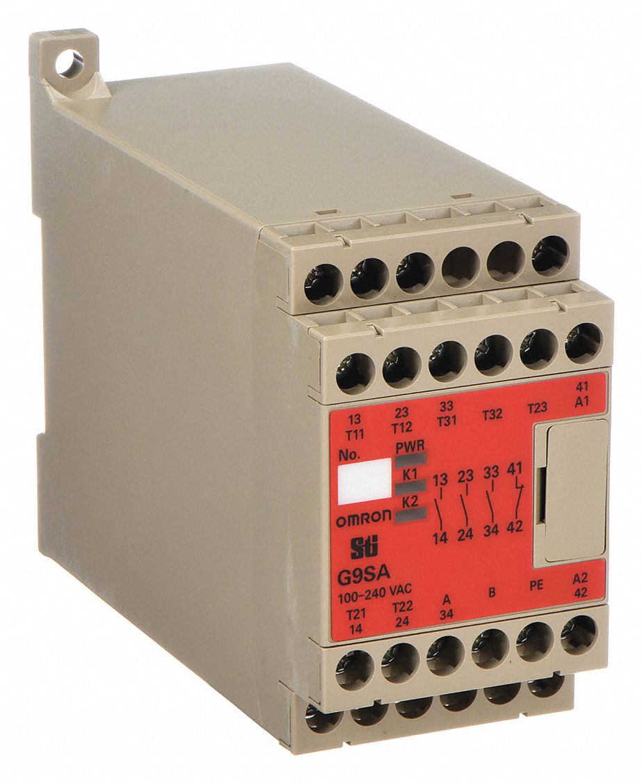 OMRON, DINRail & Surface Relay Mounting, 20 Pins/Terminals, Safety