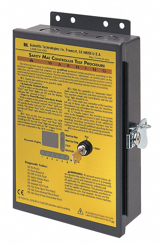 2LCU5 - Safety Mat Controller 3 Input 100-240VAC