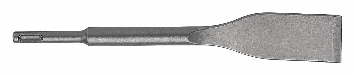 CHISEL BIT, 1½ IN HEAD W, 10½ IN LENGTH, 25/64 IN SHANK DIAMETER, SDS