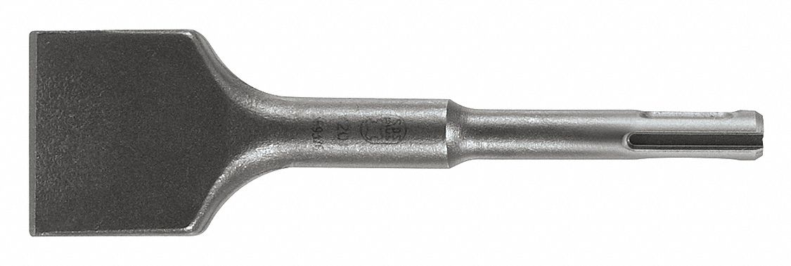 TRÉPAN TRANCHANT, TÊTE 1 1/2 PO LA, 5 3/4 PO LONG, TIGE 25/64 PO DIA