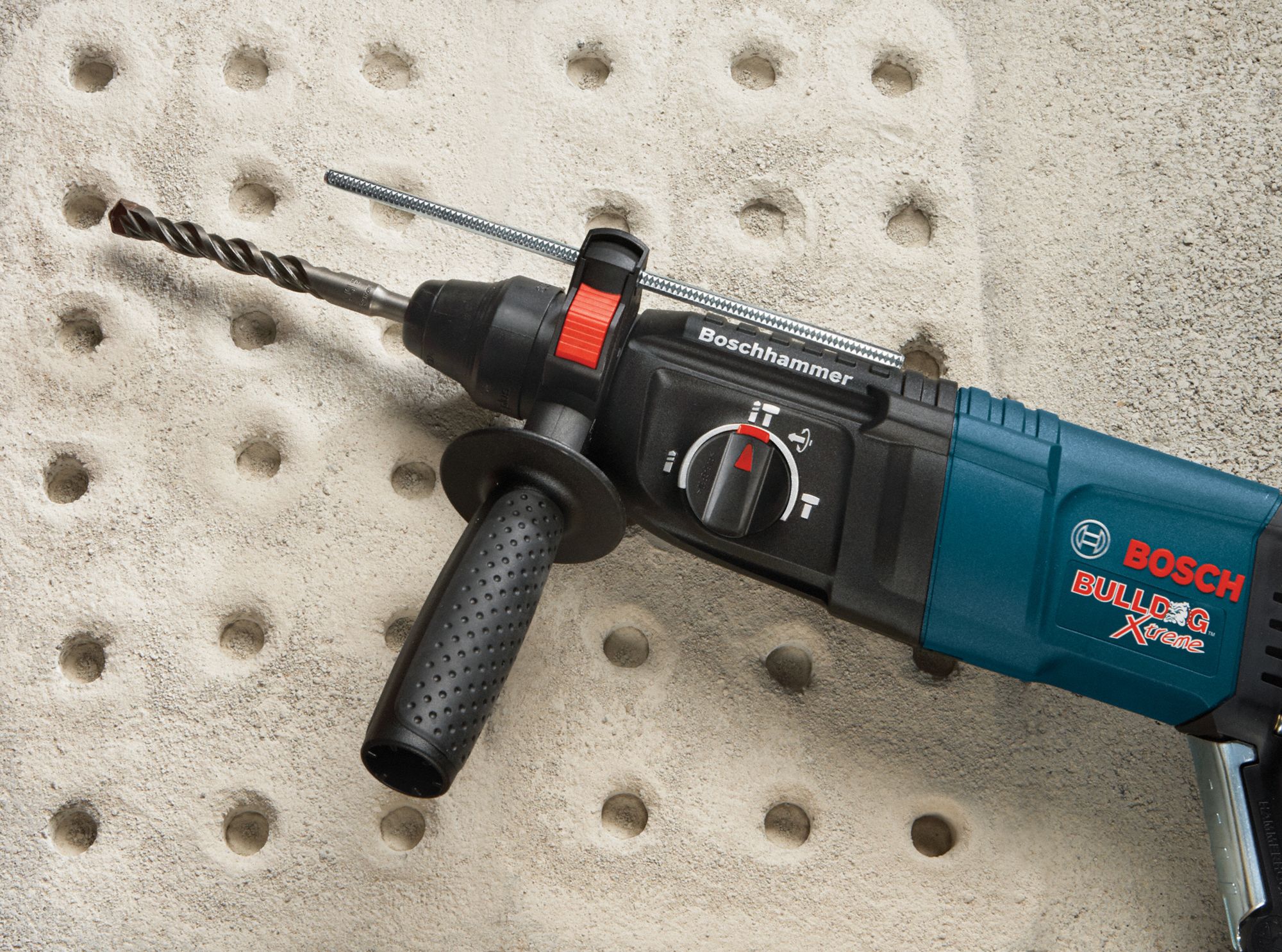BOSCH SDS Plus Rotary Hammer Kit, 7.5 A Amps, 0 to 5800 Blows per
