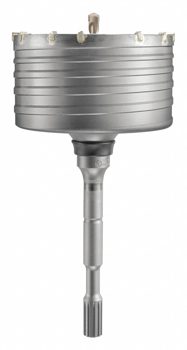 BOSCH Core Center Bit, Spline, 5 in, Maximum Drilling Depth 7 in