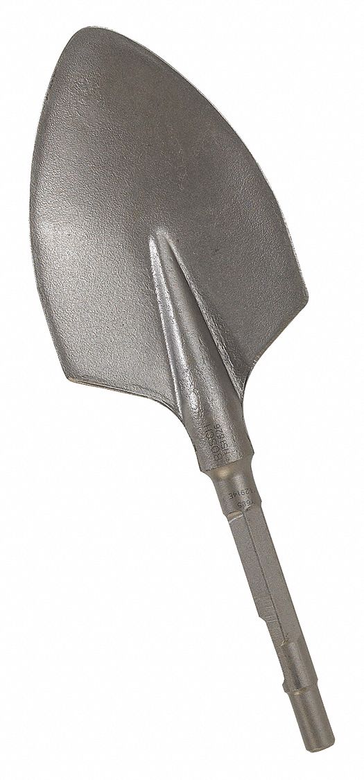 Chisel for Spline Tool: 4 1/2 in Head Wd, 16 in Overall Lg, 3/4 in Shank Dia