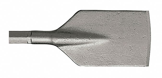 BREAKER & DEMOLITION HAMMER CHISEL, 5 IN HEAD W, 15 IN L, ¾ IN SHANK DIAMETER