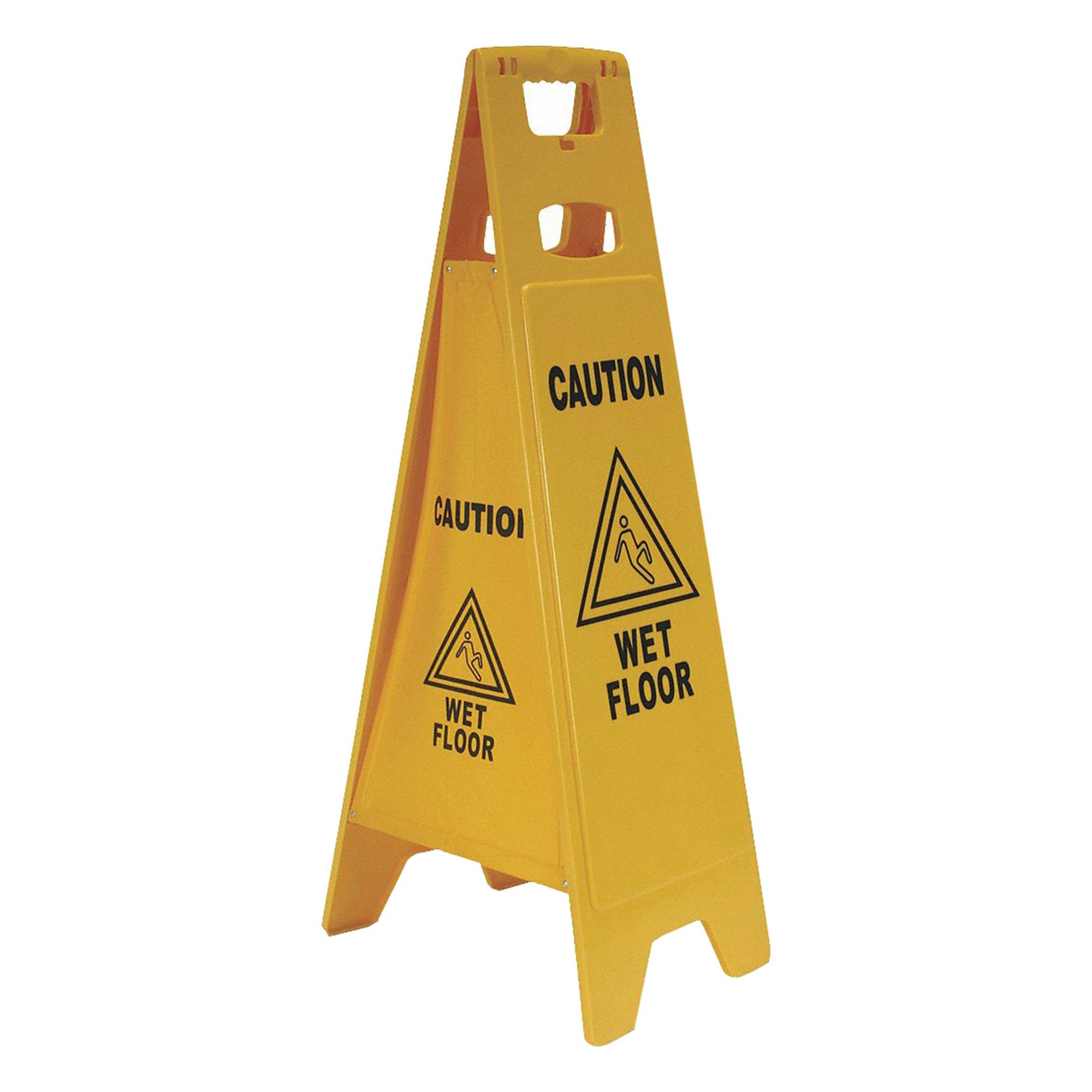 FLOOR SIGN,YELLOW,37 IN