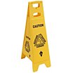 Caution: Attention Cuidado Achtung Folding Signs image