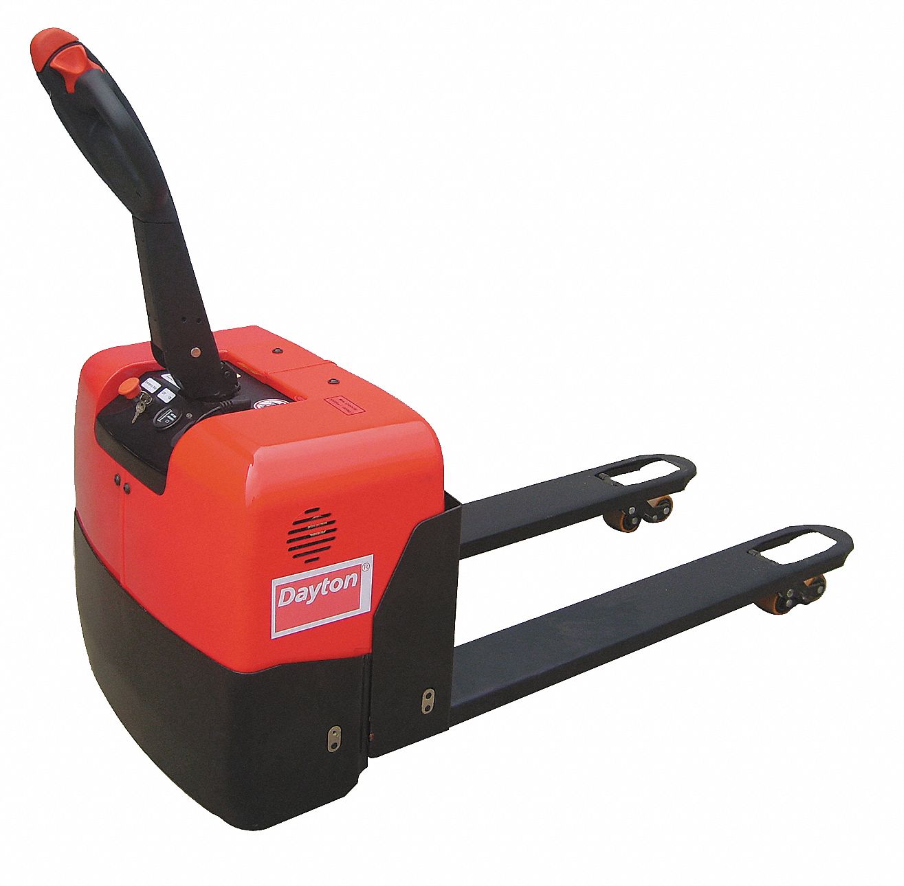 2LEB8 - Electric Pallet Jack Red Steel 24V