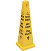 Caution Wet Floor Safety Cone Signs image
