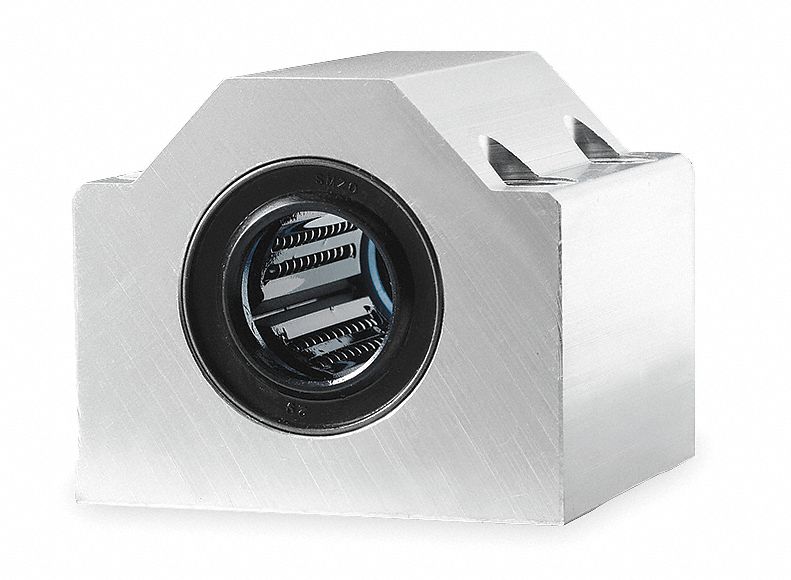 Linear Pillow Block Bearing: Self-Aligning, Single, 1 1/8 in Inside Dia, Not Adj, 0.331 in