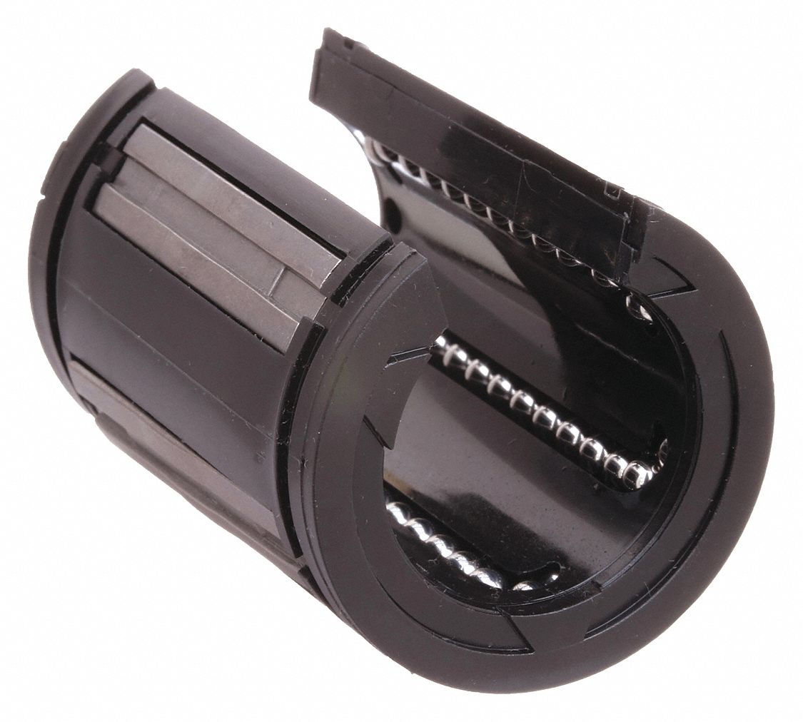 Linear Ball Bearing: 1 in Inside Dia, 780 lbf Dynamic Load Capacity, No Wipers