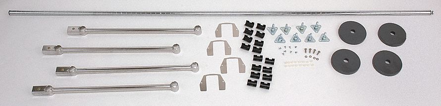 Stationary End Unit Kit,86 in,Steel