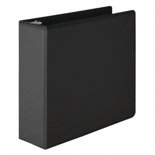 3 in Ring Size, D-Ring, Ring Binder - 2LJR8|W386-49BPP - Grainger