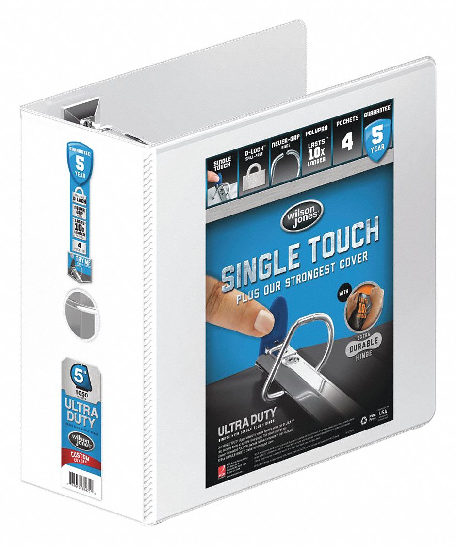 ESDSafe 3Ring Binder with 1 Ring Size Blue tillescenter Hazardous