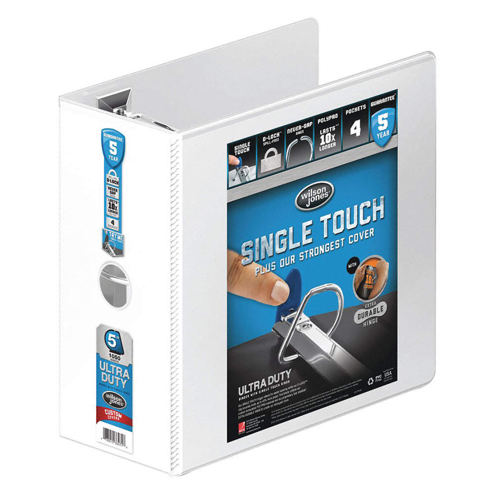 ESD-Safe 3-Ring Binder with 1 Ring Size Blue