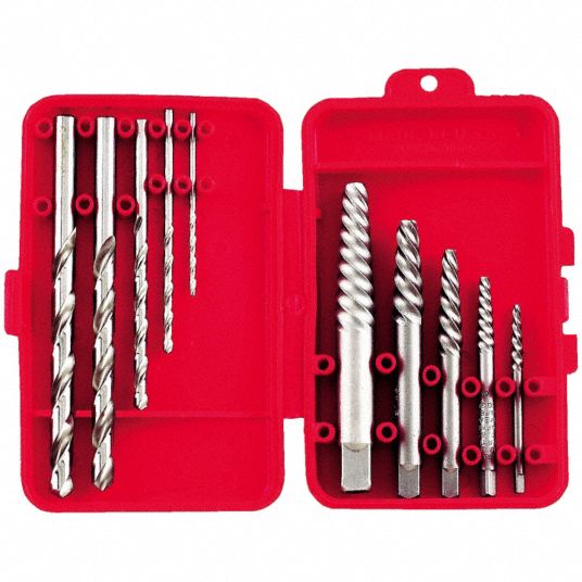 BOSCH Screw Extractor Set, Extractor Type Spiral Flute Screw Extractor