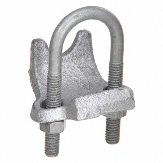 Steel, 3/64 in to 1 5/8 in, Right Angle Conduit Clamp - 2LKV1